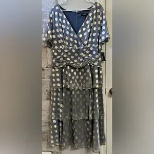 ignite evening dresses plus size Ever-Pretty 2026 Elegant Deep V-Neck Glitter Evening Dress with Front Slit main image 0
